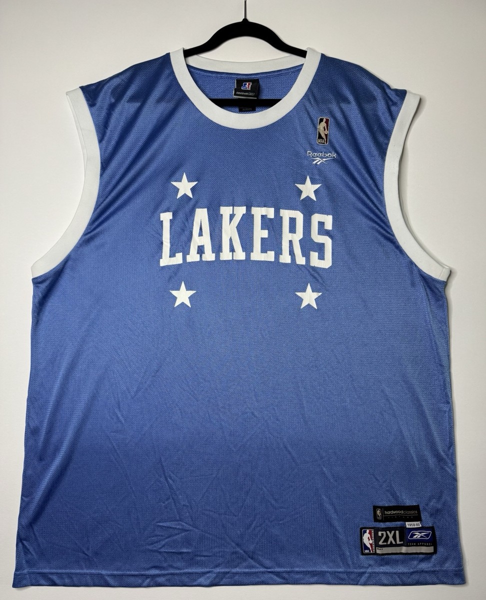 Los Angeles Lakers Reebok Hardwood Classics Jersey 2XL Blue