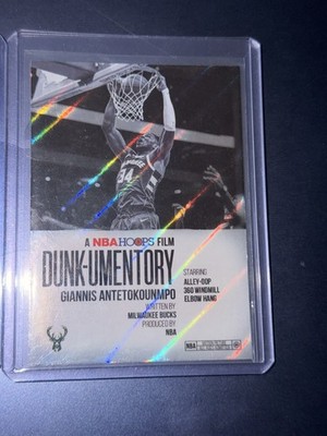 Giannis Antetokounmpo Topps Hoops 2026 D-3 Insert Dunk-Umentory Rainbow Parralel
