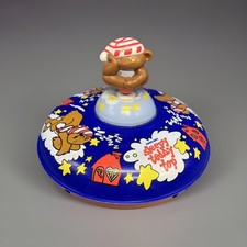   Vintage Spinning Toy Top Ohio Art Good condition Sleepy Teddy Top  