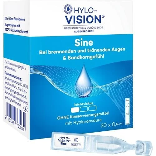 OMNIVISION GMBH HYLO-VISION Sine Augentropfen,20x0,4ml, PZN: 00798297