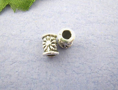 15 Intercalaires spacer _ CYLINDRE FLEUR 6,5x5mm _ Perles apprêts bijoux _ A135 - Picture 8 of 9