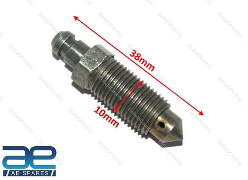 Wheel Cylinder Bleed Screw Set Of 3 Unit For Willys Jeeps S2u - Picture 2 of 6