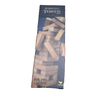 Game Gallery Jumbling Tower 48 Wood Blocks Cardinal #6054351 NIB Sealed 