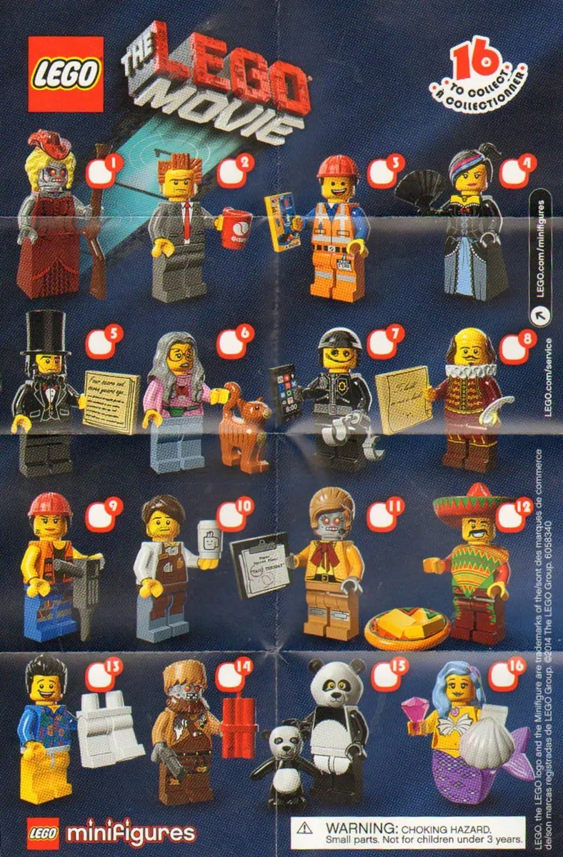 Lego Minifigures Lego Movie Series 1 Choose the one you want eBay