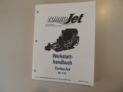 Reparaturanleitung Werkstatt hand buch Johnson Evinrude Turbo Jet 90 115 PS 1995