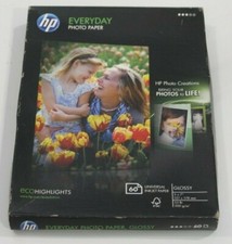 HP Everyday 5" x 7" Photo Paper Glossy 60 Pieces NEW