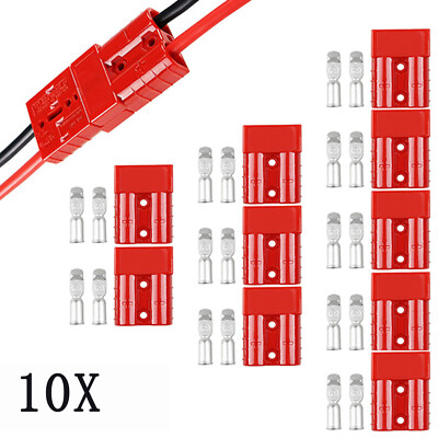 Moorstdel 10 Stück Anderson Stecker 50A, 600V 50Amp Batterieanschluss Moorstdel 10 Stück Anderson Stecker 50A, 600V 50Amp Batterieanschluss