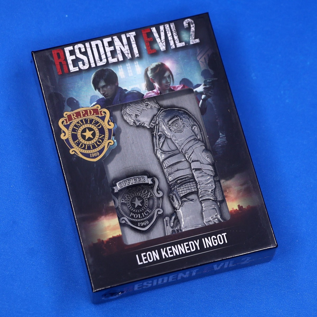 Resident Evil 2 Leon Kennedy Metal Card Ingot Limited Edition
