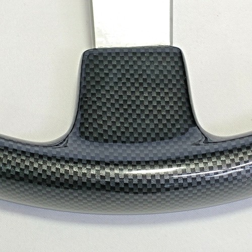TC Carbon Fiber Marine Steering Wheel with Polished Billet Adaptor Made in Italy - Picture 8 of 12