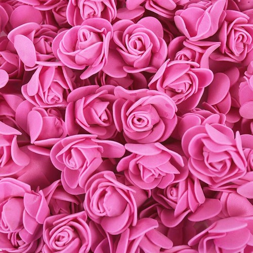 10/50/500 Pcs Artificial Flowers Home Decor Foam Rose Heads Wedding Party - Picture 23 of 29