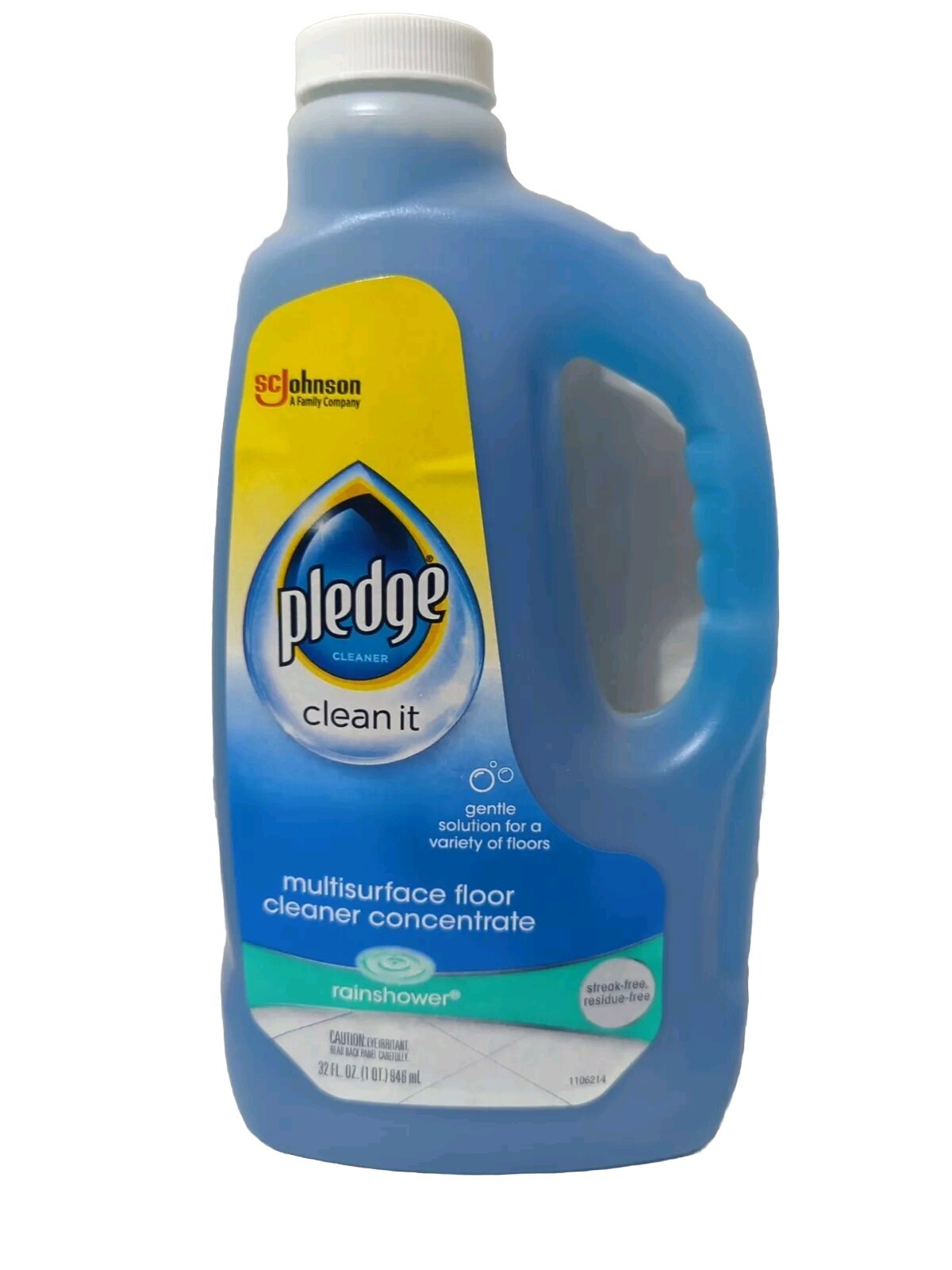 Pledge Clean It Multisurface Floor Cleaner Concentrate Rainshower 32 fl