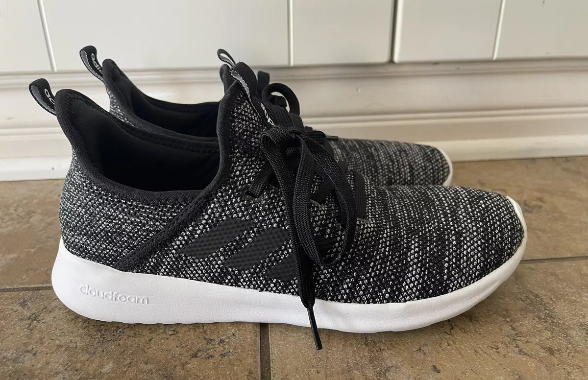 Men s Adidas Alphabounce HWA 1Y3001 Black and White Athletic Shoes Size 8.5