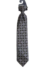 Preppie By J.B. Boys' Polyester Novelty Clip-On Neck Tie Charcoal 2 3/4" x13 1/2