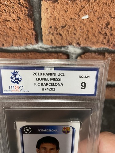 Pegatina Panini UEFA Champions League 2010 Lionel Messi #224 MGC 9 - Imagen 3 de 3