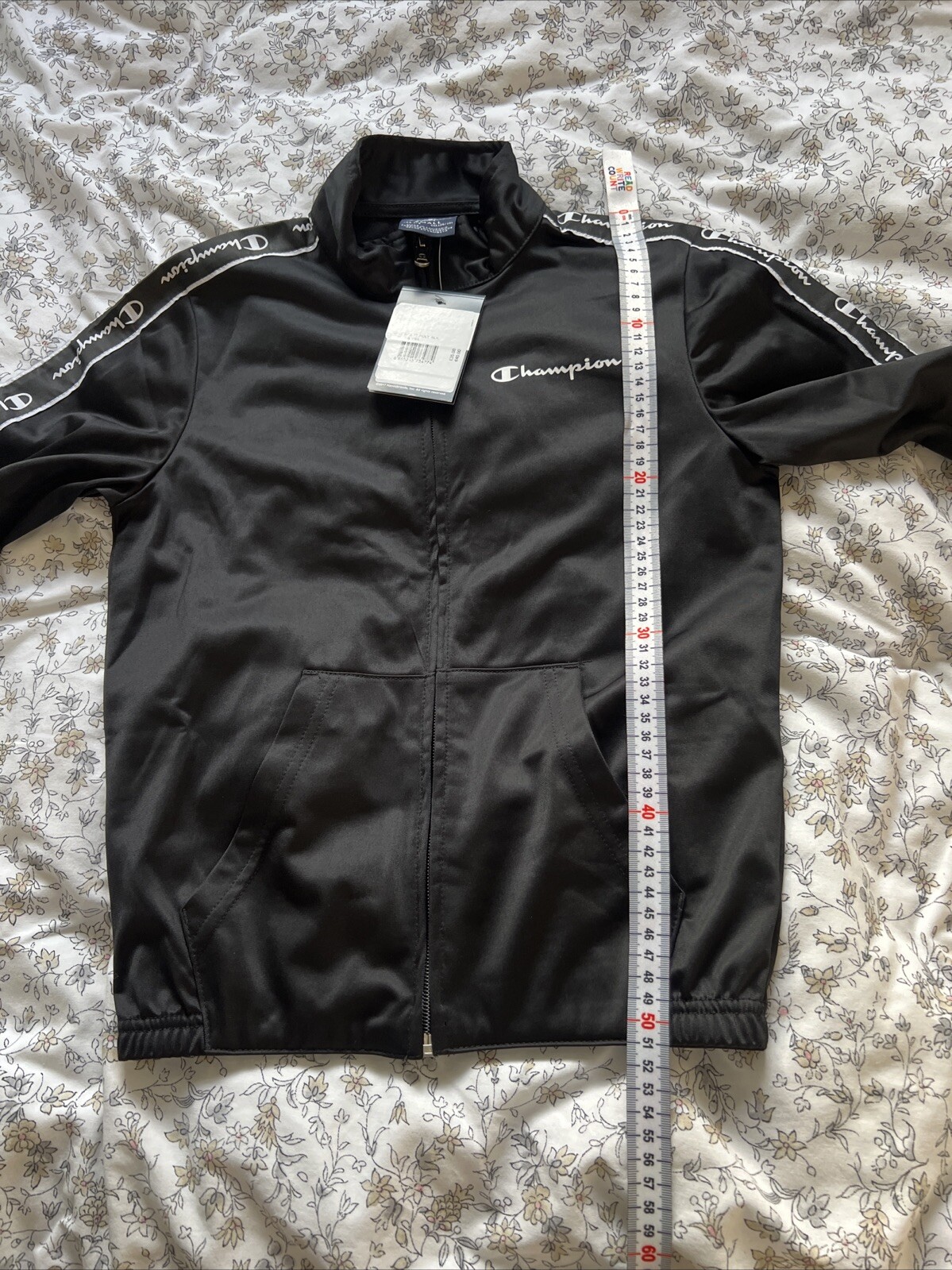 CHAMPION | Kid’s Black Full Zip Training Track Jacket | Size 7-8Yrs RRP£35 image 7