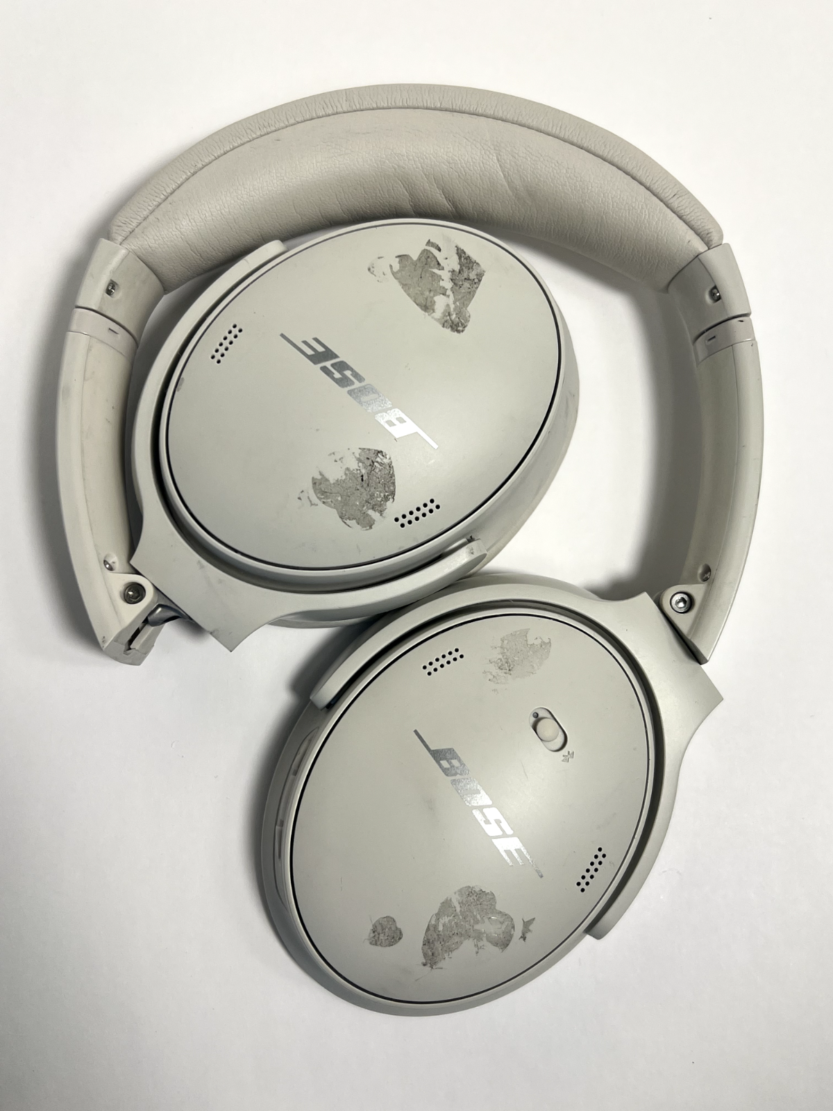 Bose QuietComfort QC45 - White Smoke - (READ DESCRIPTION) As-Is For Repair Parts
