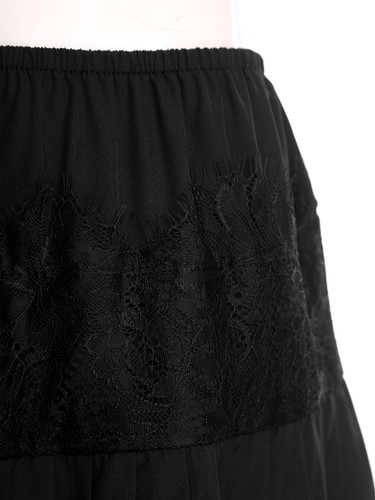 Damen Dancewear Lolita Kleid Wochenende Rockkleidung plissiert elastischer Saum Shopping - Bild 27 von 66
