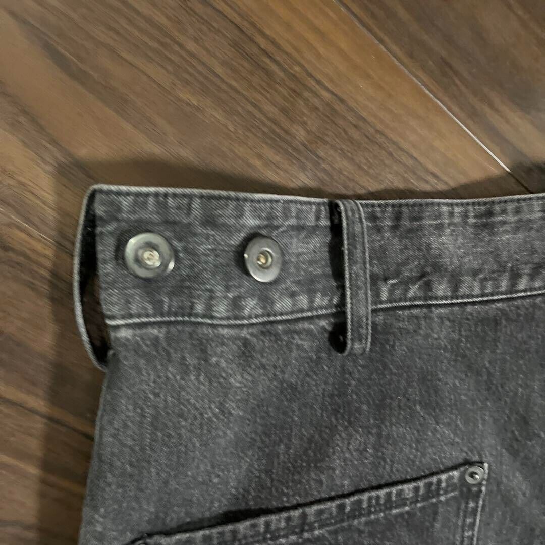 s'yte YOHJI YAMAMOTO men's 10 oz Denim Center Wide Tuck size s'yte YOHJI YAMAMOTO men's 10 oz Denim Center Wide Tuck size