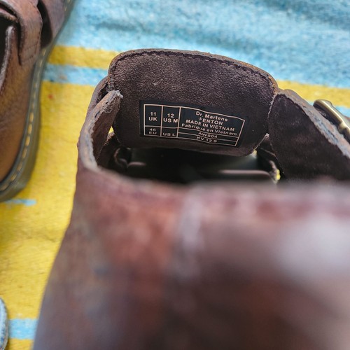 Dr. Marten Fenton Brown Leather Fisherman Sandals Size 12 - Picture 7 of 8
