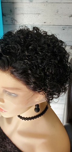 Short Curly Human Hair None Lace pixie Wigs for Black Women. WIG SHIA BG/30 - 第 33/37 張圖片