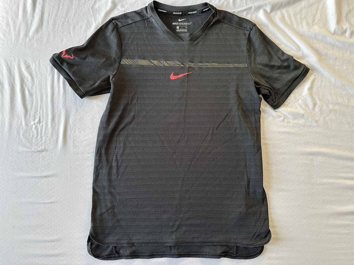ウェア nike Nadal t-shirt Nike Rafa Nadal 2013 US Open Premier Tennis Shirt Size 2XL