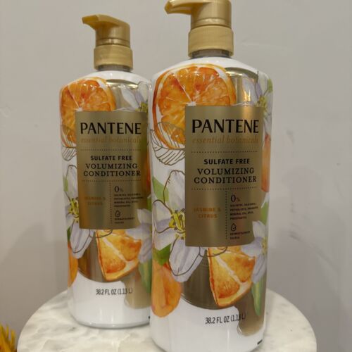 2X Pantene Essential Botanicals Volumizing Conditioner 38.2fl OzJasmine &Citrus - Picture 4 of 6