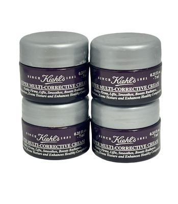 KIEHL'S Super Multi-Corrective Cream 0.25fl.oz./7ml LOT OF 4