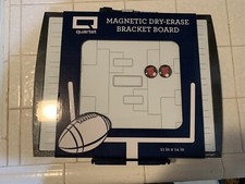 Quartet Magnetic Dry Erase Bracket Board 11" x 14" 32 Teams New 3 Pieces