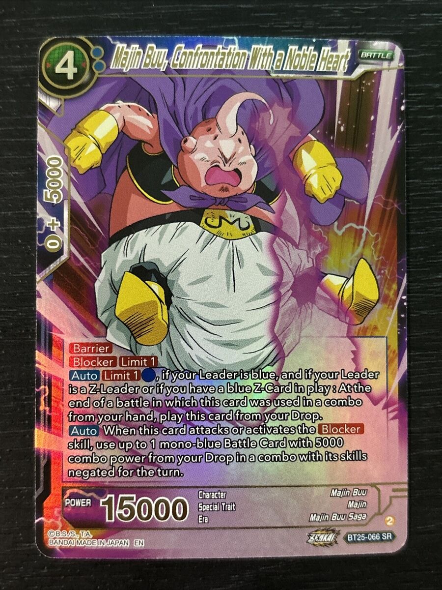 Majin Buu, Confrontation With a Noble Heart BT25-066 SR Majin Buu, Confrontation With a Noble Heart BT25-066 SR