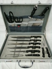 Malette du chef + set de couteaux de cuisine Stainless steel serrure intégré