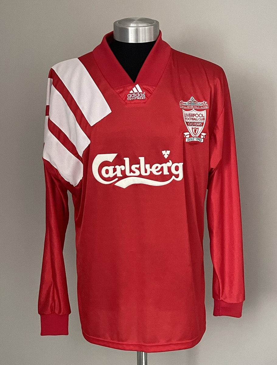 Liverpool FC 1992 Long Sleeved Players Issue Home Shirt Football