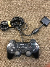 Parts Repair Genuine Sony PS2 Remote Controller Black SCPH-10010 PARTS AS IS