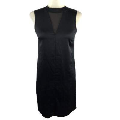 white christmas dresses Rowin Long Sleeve Cut Out Mini Dress Black main image 1
