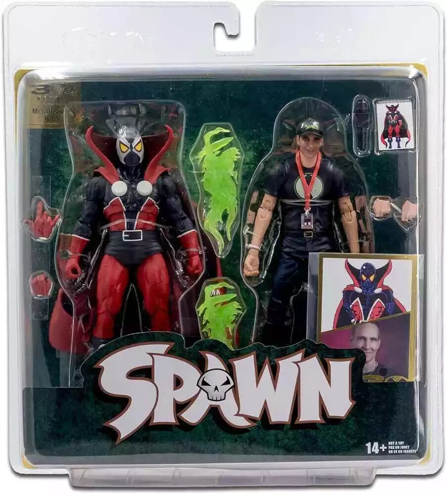 McFarlane Toys 30th Anniversary SPAWN & TODD MCFARLANE 7