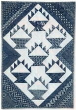 Baby Blue Baskets Quilt Pattern Pieced/Paper Pieced CK