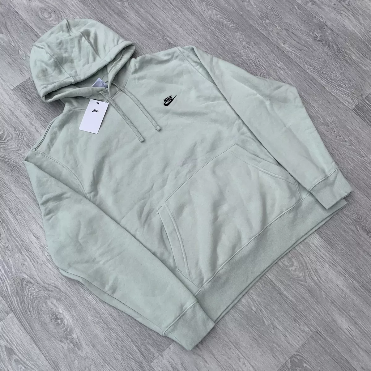 Nike Foundation Club Fleece Hoody Grey DJ6632 034 eBay