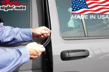 Door Guard Edge Trim (Carbon Fiber) Molding Protector Seal Strip for Dodge