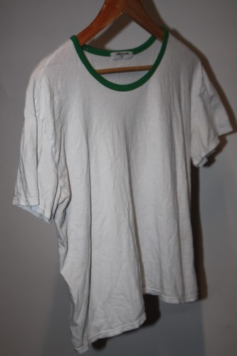 $78 Perfectwhitetee KEYS SHIRT Short Sleeve 100% Cotton Perfect White Tee RINGER - 第 1/14 張圖片