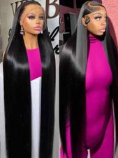 30 40 Inch Human Hair Lace Frontal Wigs 13x4 13x6 Lace Front Wigs for Women 200 