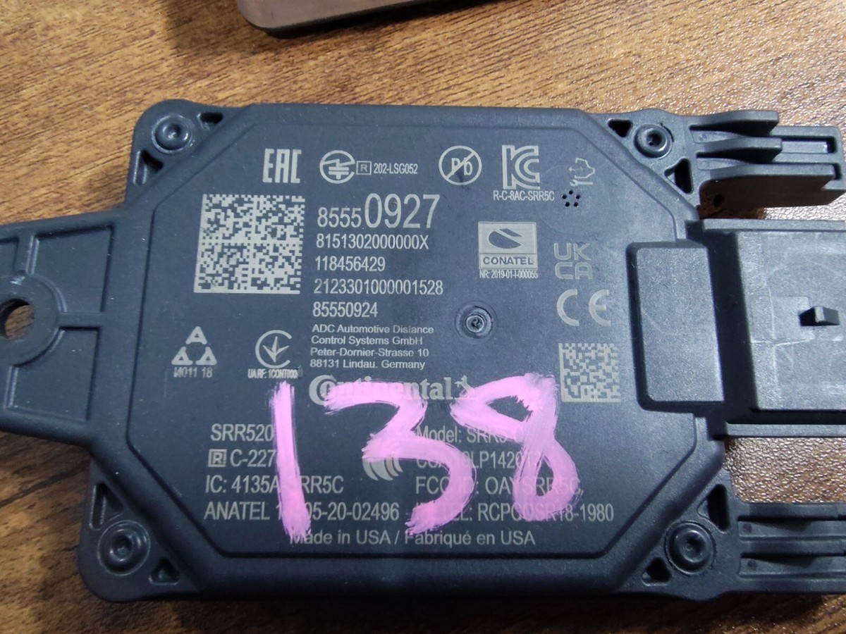 OEM Short Range Radar Driver Assist Sensor 2021-23 Escalade