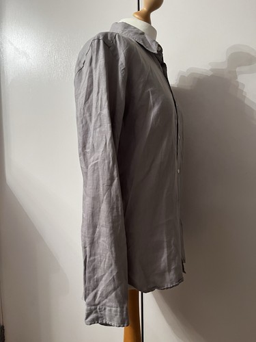 Oliver Spencer 100% Linen Shirt Greg 15” Inside Chest Pocket - Imagen 6 de 8