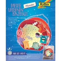 "1 Bis 40X Folia Laternen-Bastelset \"Monster\", Rot - Spare Bis Zu 61%"