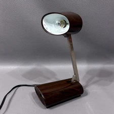 Mid Century Tensor Desk Lamp Model 6100 Vintage MCM Brown Cricket Adjustable