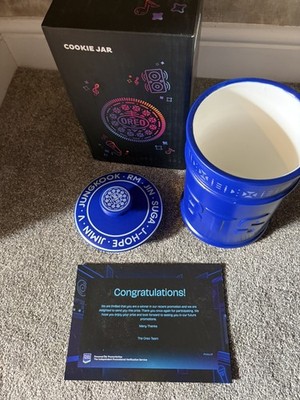 OREO x BTS Limited Edition Cookie Jar   UK Competition Prize   ONLY 42 Made