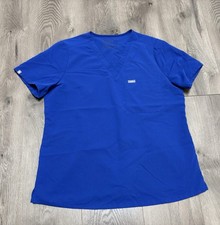 FIGS Catarina One-Pocket Scrub Top Women's Large Blue Fw1000