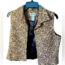 Vintage Bob Mackie Studio Vest size 6