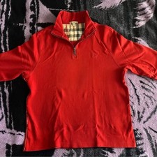 Burberry Brit Red Quarter Zip XL 1/4