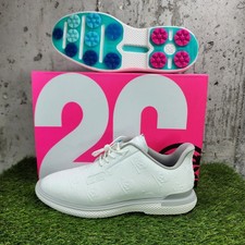 MSRP 250 G/FORE Gallivan2r Embossed Skull  Tees Golf Shoes Men's 12 White