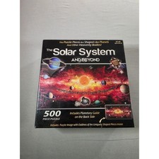 A Broader View The Solar System and Beyond 500 Piece Puzzle Planet Shapes 153