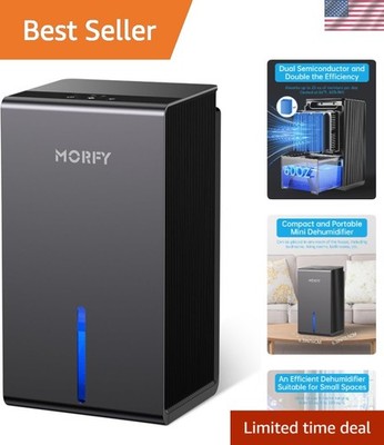 Stylish Small Dehumidifier for Bathroom & Laundry   Energy Efficient 48W